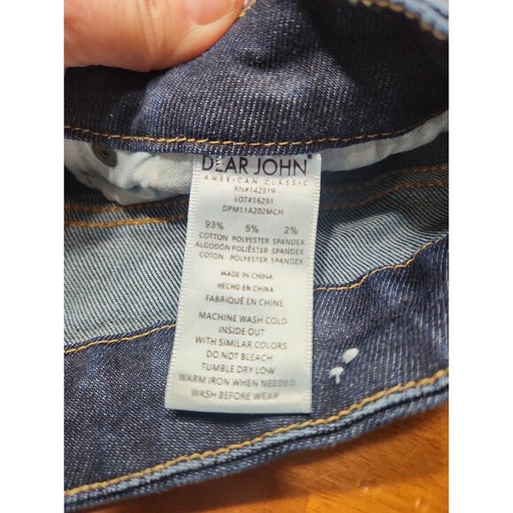 Dear John Gisele high waisted skinny women's jeans size 28 dark blue - Picture 4 of 10